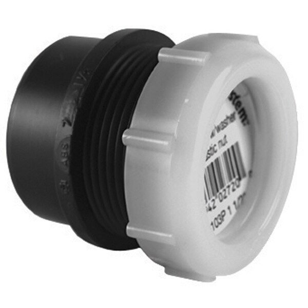 Adaptr Trap Abs1.5X1.25M, Charlotte Pipe And Foundry, Mfr#: ABS00103P0600